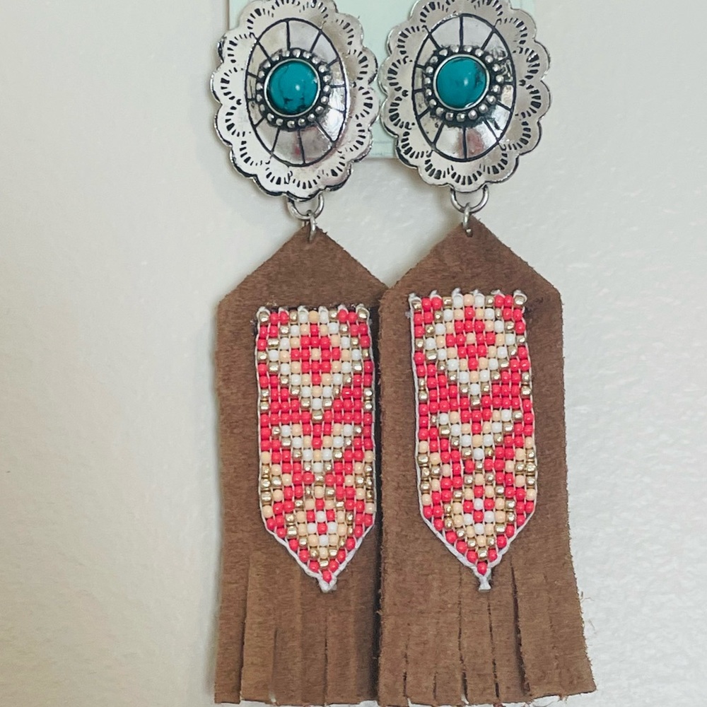 ❤️JUST IN!❤️ Posey Concho Fringe Earrings